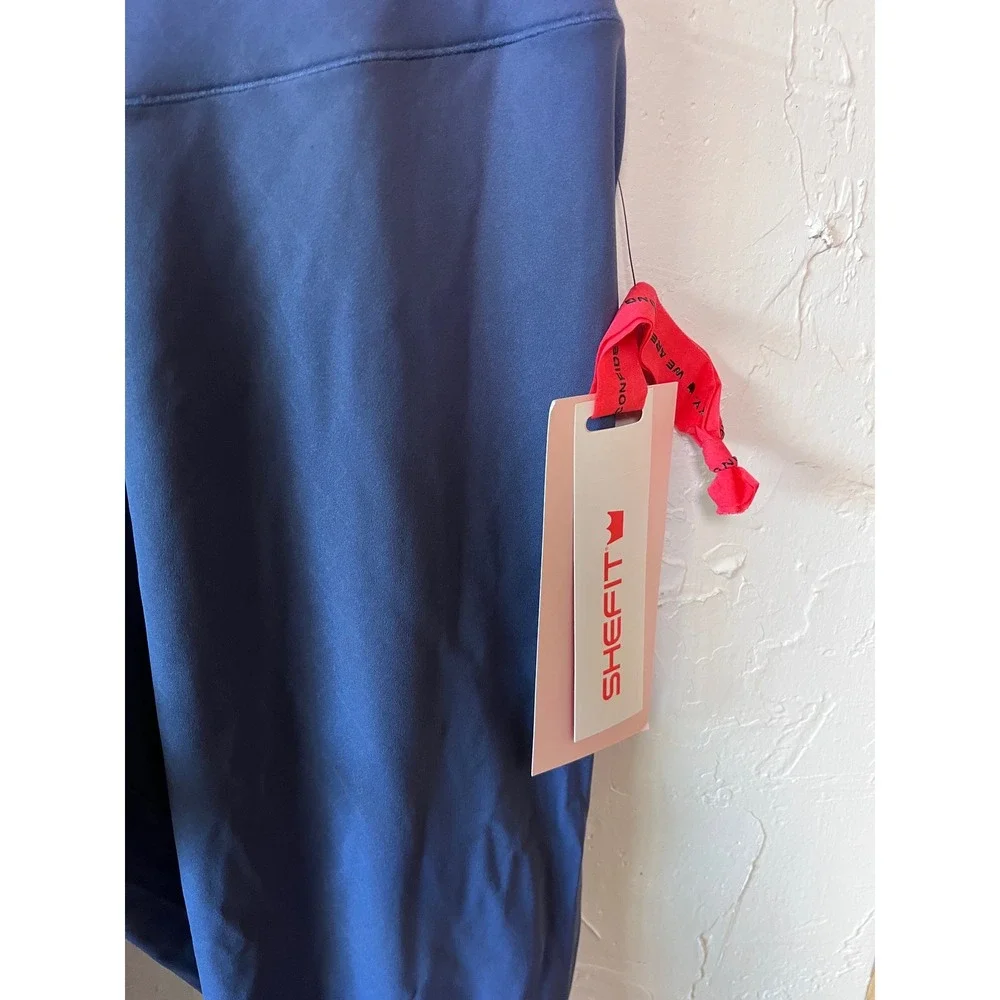 SHEFIT navy Boss Leggings 1 Luxe high waist activewear athleisure size 14/16‎